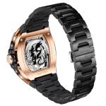OLEVS Men's Skeleton Dragon Mechanical Watch - Gold Rose