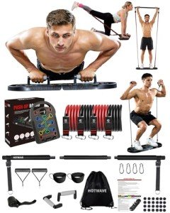 HOTWAVE 20-in-1 Push Up Board with Accessories