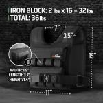 Amstaff Adjustable Weighted Vest for Fitness Training