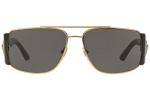 Versace Men's Sunglasses with Gold Frame 63MM