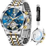 OLEVS Luxury Automatic Men’s Skeleton Watch