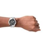 Fossil Men's Grant Silver Chronograph Watch FS4736
