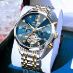 OLEVS Luxury Automatic Men’s Skeleton Watch