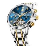 OLEVS Luxury Automatic Men’s Skeleton Watch