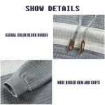 Men's Black Hooded Sweatshirt with Drawstring