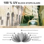 CARFIA Retro Polarized Sunglasses for Men