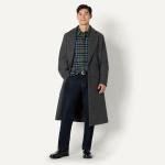 Men's Relaxed-Fit Long-Sleeve Flannel Shirt - Dark Olive Blue