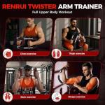 RENRUI Adjustable Twister Arm Trainer for Home Gym