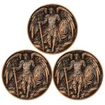 Saint Michael Archangel Protection Coin Set of 3