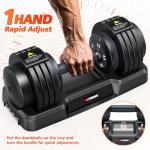 Adjustable Dumbbells Set for Home Gym - 2 Pack