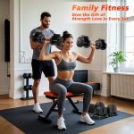 Adjustable Dumbbells Set for Home Gym - 2 Pack