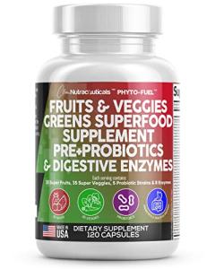 Fruits and Veggies Superfood Supplement Capsules
