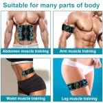 USB Rechargeable Muscle Stimulator with 12 Gel Pads