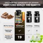 Uheco Organic Shilajit Supplement with Herbs, 90 Count