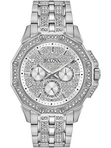 Bulova Men's 6-Hand Stainless Steel Quartz Watch