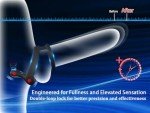 Silicone Dual Motor Vibrating Cock Ring for Men