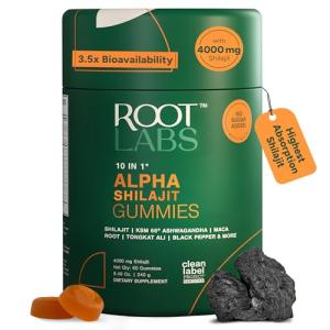 10-in-1 Shilajit Gummies with Maca & Tongkat Ali