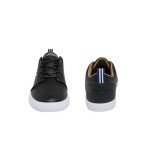 Lacoste Men's Bayliss Black/White Sneakers, Size 9.5