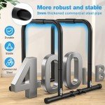 Heavy-Duty Dip Bars & Station for Workouts