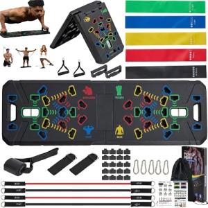 Eliknaz 25-in-1 Portable Push Up Board Kit