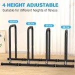 Heavy-Duty Dip Bars & Station for Workouts