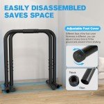 Heavy-Duty Dip Bars & Station for Workouts