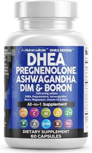DHEA Pregnenolone Complex for Hormone Support - 60 Ct
