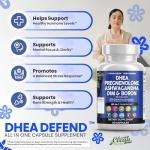 DHEA Pregnenolone Complex for Hormone Support - 60 Ct