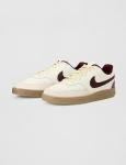 Nike Men's Court Vision Low Shoes - Sail/Burgundy