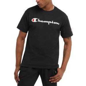 Champion Men’s Classic Script T-Shirt - Black, XL