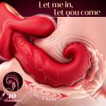 10-Mode Silicone Wand with Strong Suction Cup