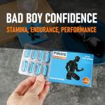 GLADTON Pirate Herbal Energy Supplement for Men