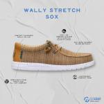 HEYDUDE Wally Stretch Sox Grey Slip-On Loafers