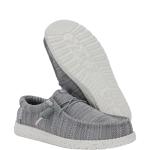 HEYDUDE Wally Stretch Sox Grey Slip-On Loafers