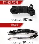 Red 28-Piece Bondage Straps and Cuffs Set