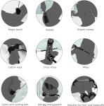 Red 28-Piece Bondage Straps and Cuffs Set