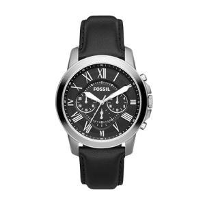 Fossil Men's Grant 44mm Stainless Steel Chronograph Watch