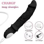 Portable Black Pleasure Machine with 9 Vibration Modes