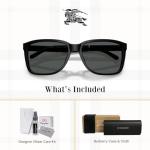 Burberry BE4181 Square Sunglasses for Men + Accessory Kit