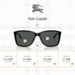 Burberry BE4181 Square Sunglasses for Men + Accessory Kit