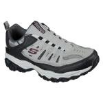 SKECHERS Sport Men's Afterburn Loafer, Gray/Black