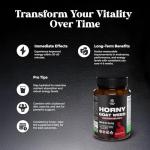 Extra Strength Horny Goat Weed Male Supplement - 60 Capsules