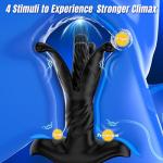 BEISAR Prostate Massager with Remote Control Vibrations