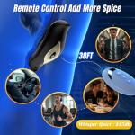 BEISAR Prostate Massager with Remote Control Vibrations