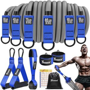 Heavy Resistance Bands Set for Men - 350/450lbs