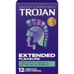 TROJAN Extended Pleasure Climax Control Condoms - 12 Count