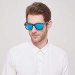 DUBERY Retro Polarized Sunglasses for Men and Women