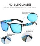 DUBERY Retro Polarized Sunglasses for Men and Women