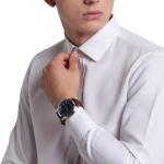 A|X ARMANI EXCHANGE Men's Steel & Leather Watch