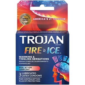 Trojan Fire & Ice Condoms - 3 Pack